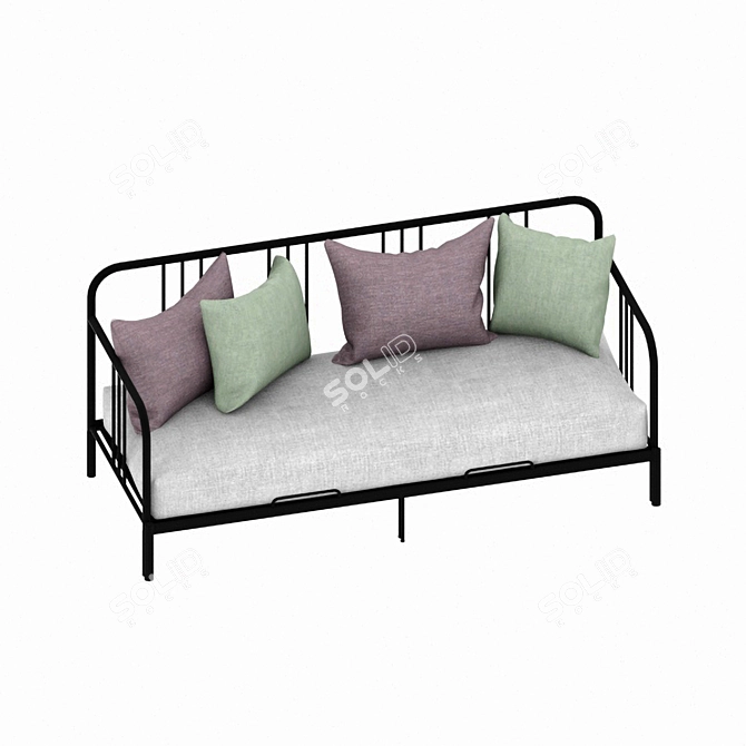 IKEA Fyresdal Bed - Space-saving Sofa Bed 3D model image 3