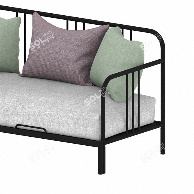 IKEA Fyresdal Bed - Space-saving Sofa Bed 3D model image 4