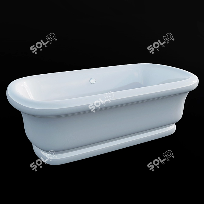 Imperial Splendor Freestanding Tub 3D model image 1