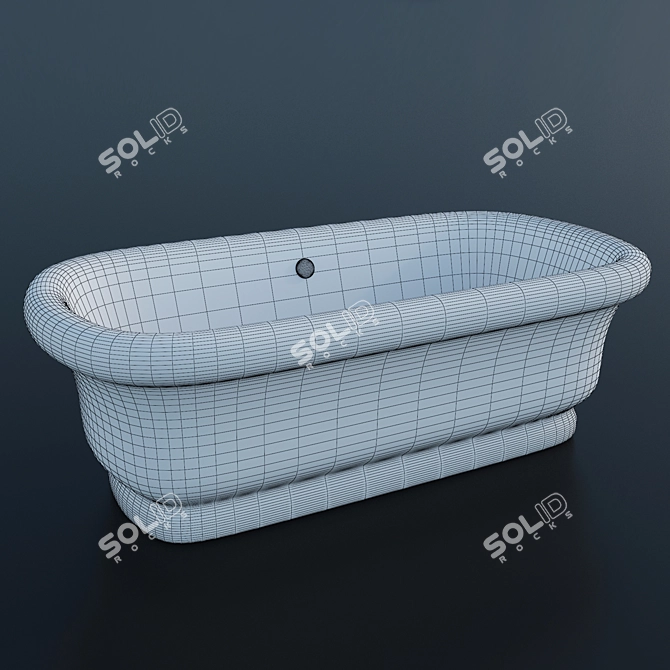 Imperial Splendor Freestanding Tub 3D model image 2