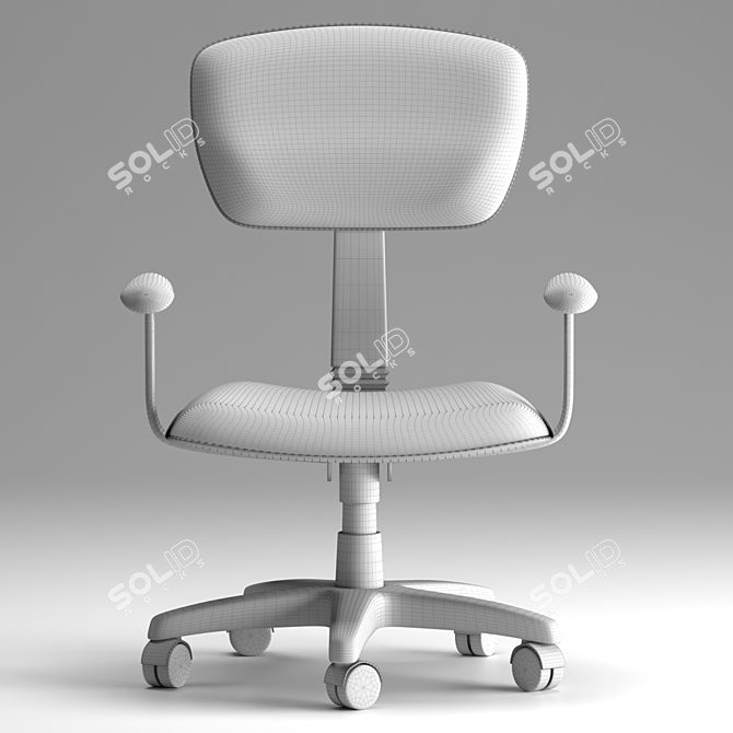 ErgoFlex Office Chair 3D model image 4