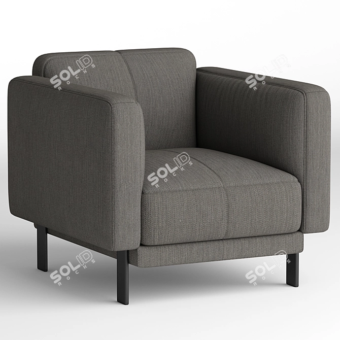 Elegance Meets Comfort: Natuzzi Levante 3D model image 1