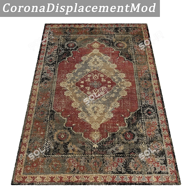 High-Quality Carpets Set 3D model image 4