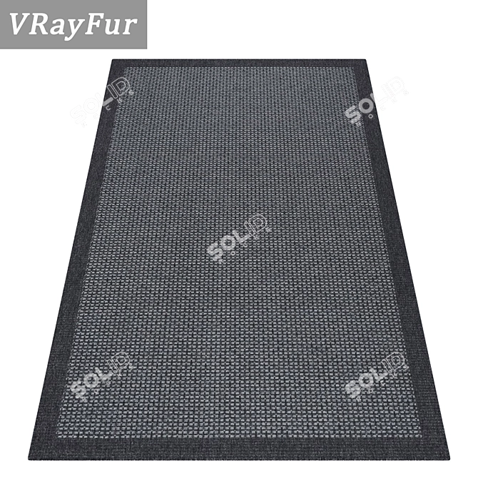 High-Quality Carpet Set: 3D Textured Carpets for Close and Distant Views 3D model image 2