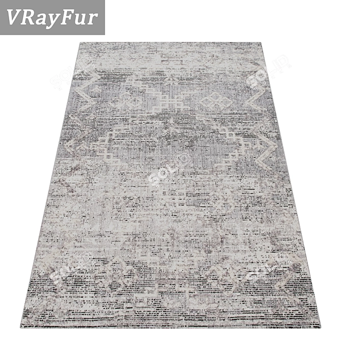 Versatile High-Quality Carpet Set 3D model image 2