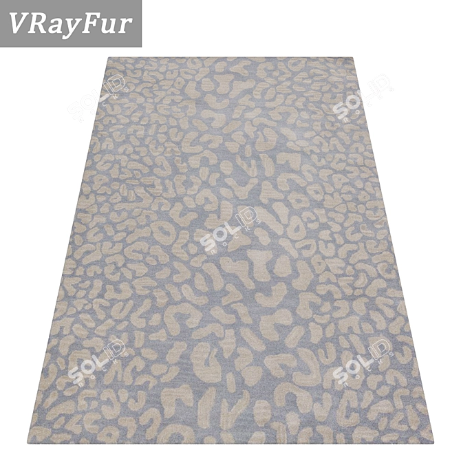 Luxury Carpet Set: High-Quality Textures 3D model image 2