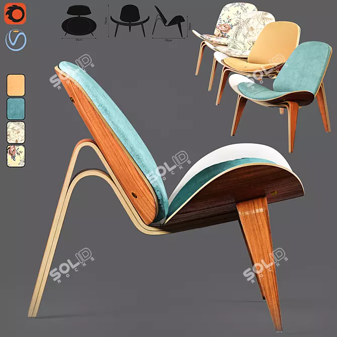 Eternal Comfort Smile Chair 3D model image 1