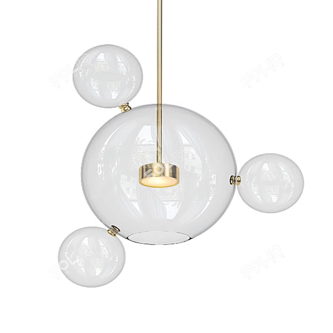 Modern Chandelier Collection 3D model image 4