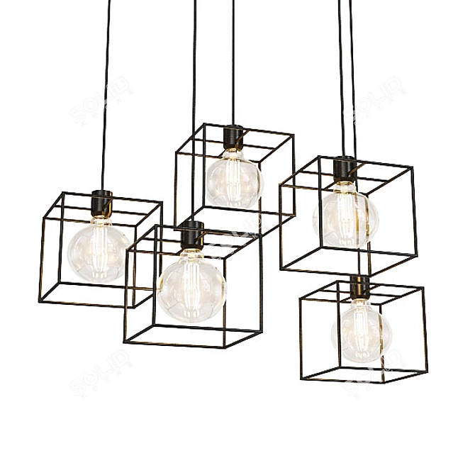 Modern Chandeliers Collection 3D model image 4