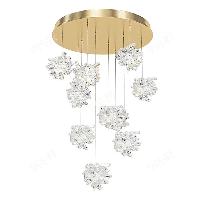 Modern Chandeliers Collection 3D model image 5