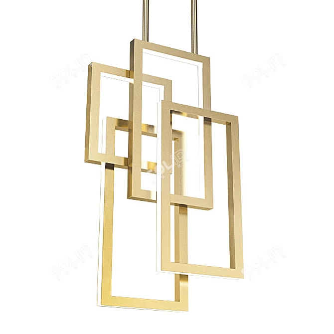 Modern Chandelier Collection 3D model image 5