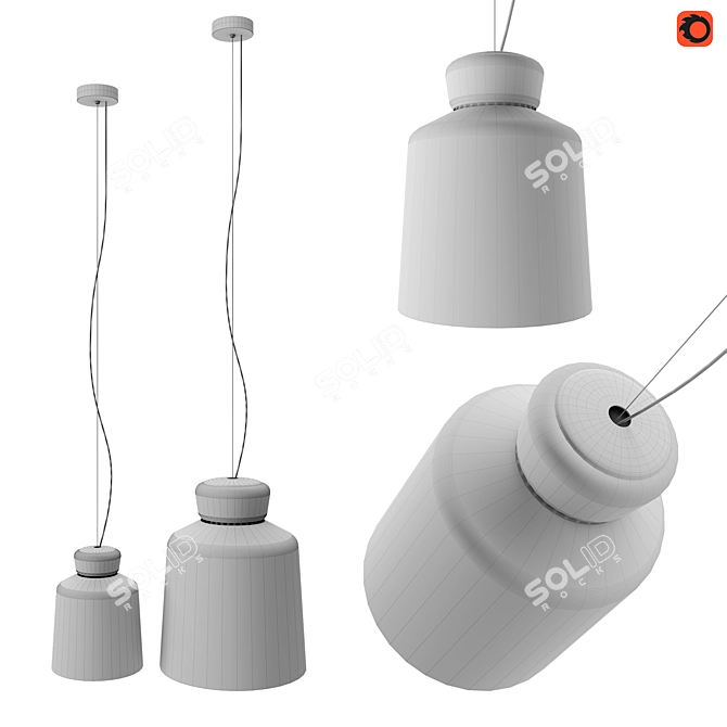 Astep SB Cinquantotto: Elegant Lighting Solution 3D model image 3