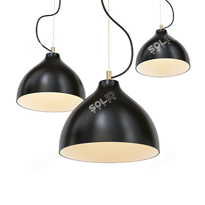 Modern Pendant Chandelier Collection 3D model image 2