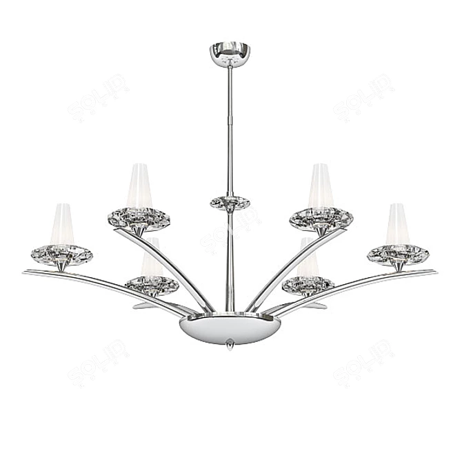 Modern Chandelier Collection: Dubai, La Plata, Monaco, Venice 3D model image 5