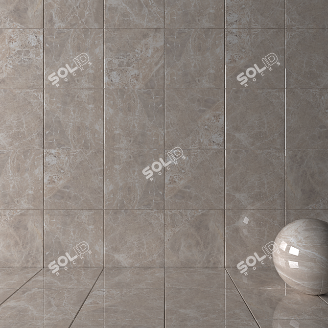 Alpha Beige Wall Tiles- High Definition Multi-texture 3D model image 2