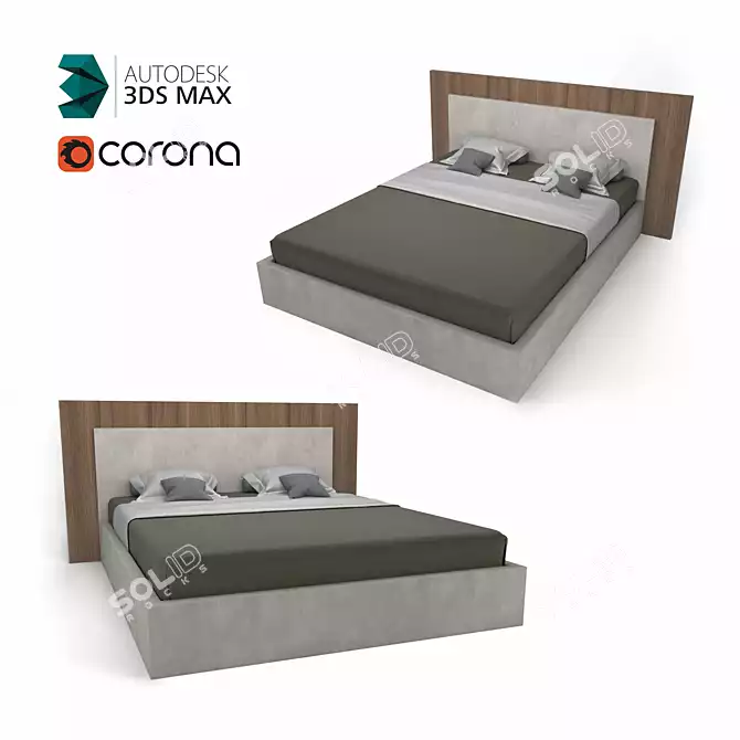 Jesse Mylove Custom Bed 3D model image 3