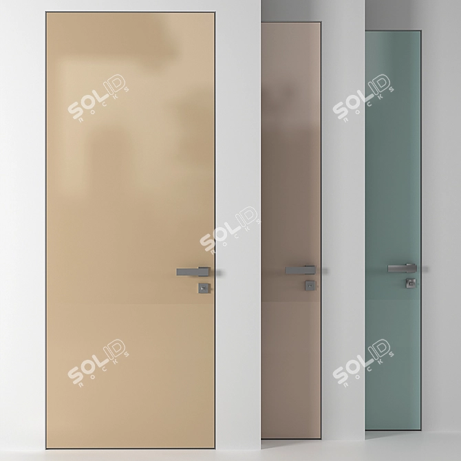 Elegant Rasovetro 55s Door Set 3D model image 1