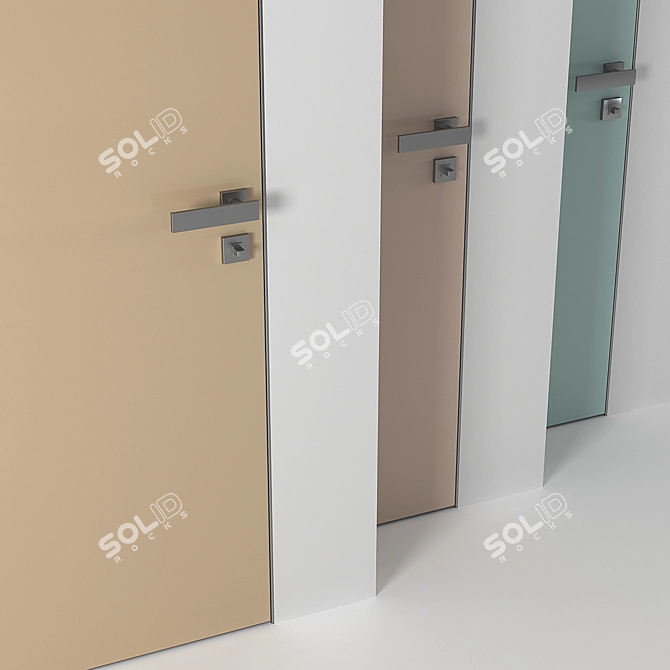 Elegant Rasovetro 55s Door Set 3D model image 2