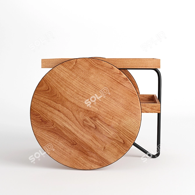 Versatile Casamania Chariot Mobile Table 3D model image 2