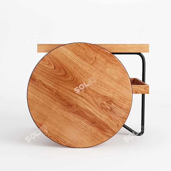 Versatile Casamania Chariot Mobile Table 3D model image 5