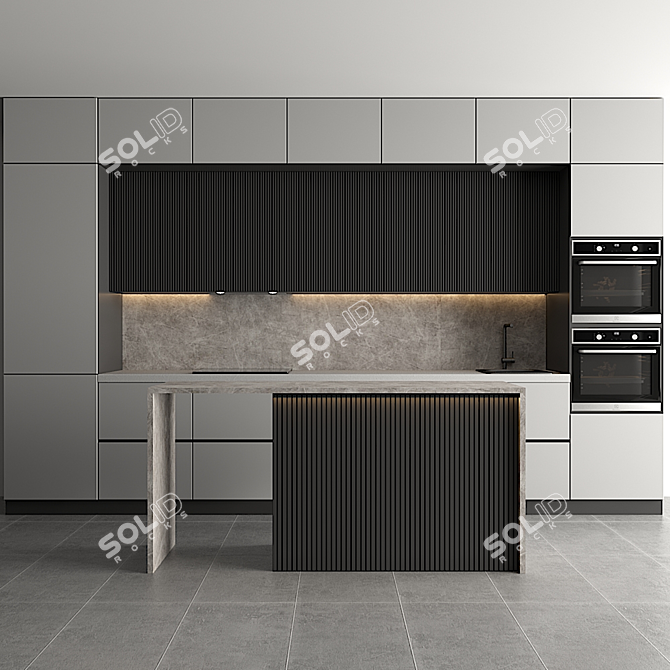 Multi-functional Kitchen Appliance Set 3D model image 1