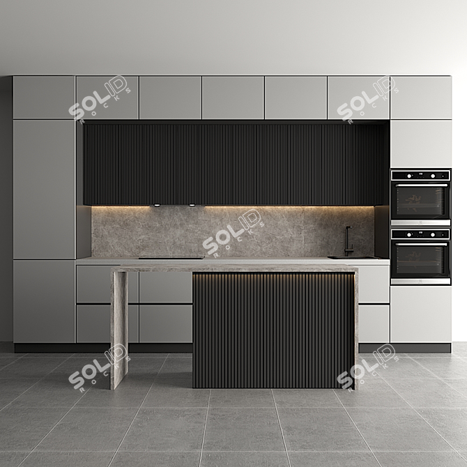 Multi-functional Kitchen Appliance Set 3D model image 5