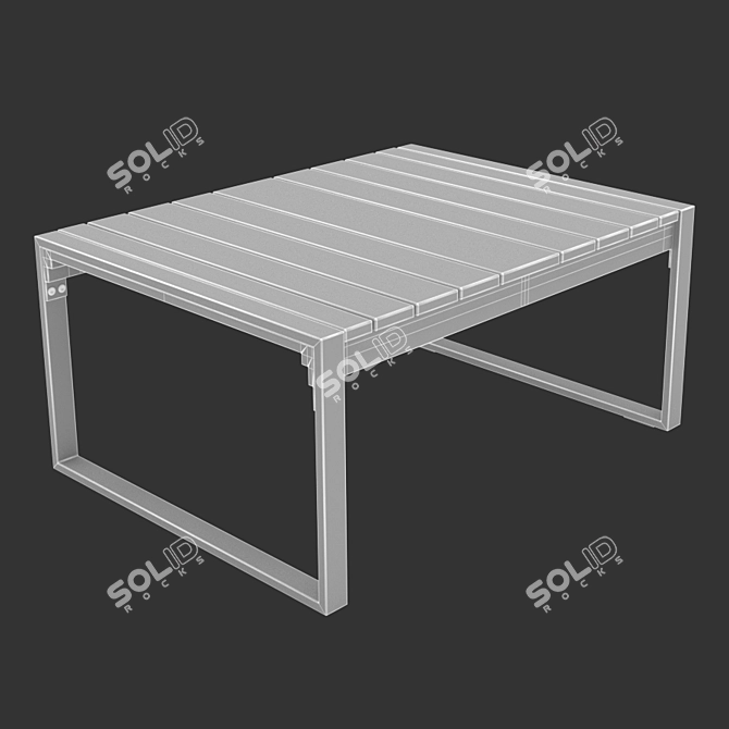 Outdoor Oasis Garden Table  3D model image 5