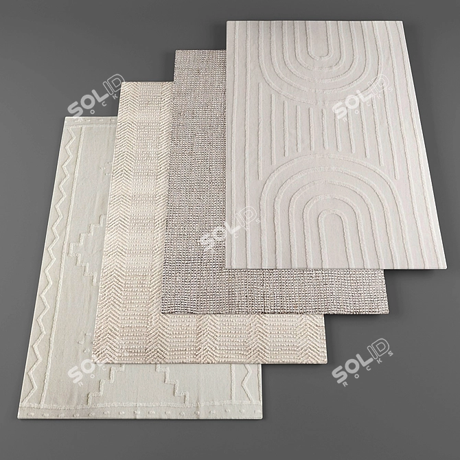 Urban Chic Rugs Collection 3D model image 1