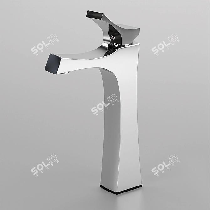 Grohe Sharp-line Faucet: Two Sizes 3D model image 3