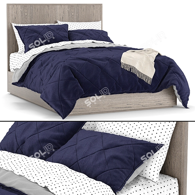 Timeless Meier Baby Bed 3D model image 1