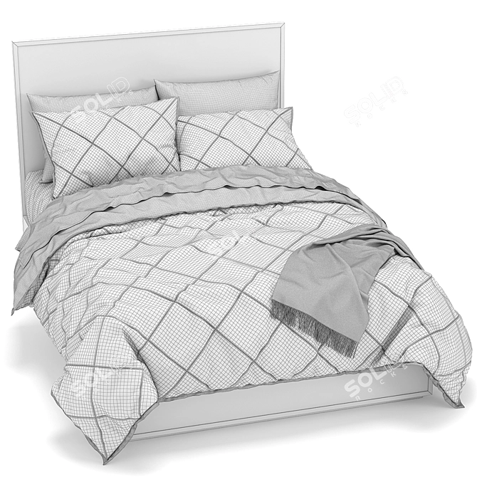 Timeless Meier Baby Bed 3D model image 5