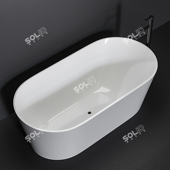 Nic Bay Bath: Stylish and Functional 3D model image 3