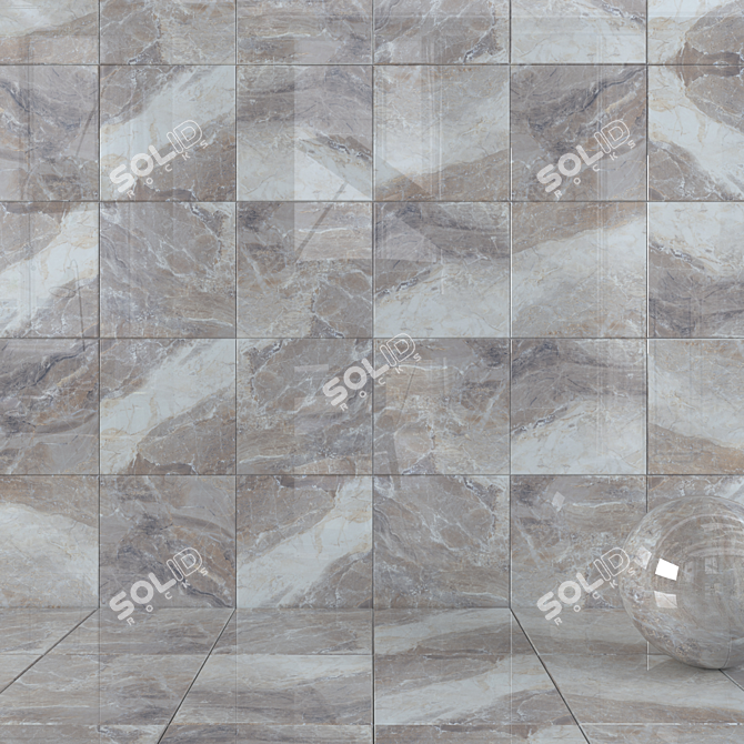 Alpin Classico Wall Tiles Set 3D model image 1