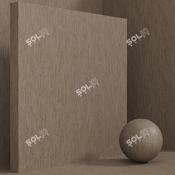 Bamboo Wood Seamless Material Set 93 - (Material (Wood, Bamboo)) 3D model image 4