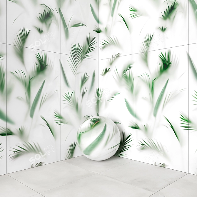 Elevate Your Space with PAPER41 LUX Tiles 3D model image 3