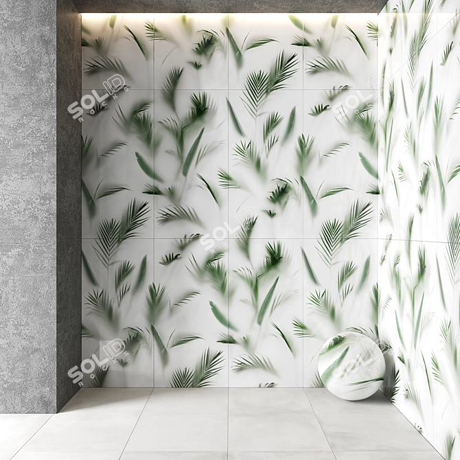 Elevate Your Space with PAPER41 LUX Tiles 3D model image 4