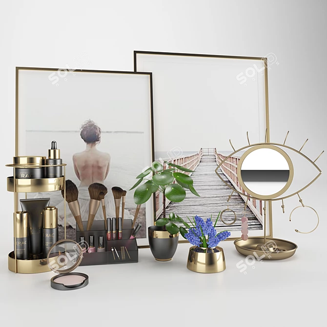 Deluxe Decor Set 3D model image 1