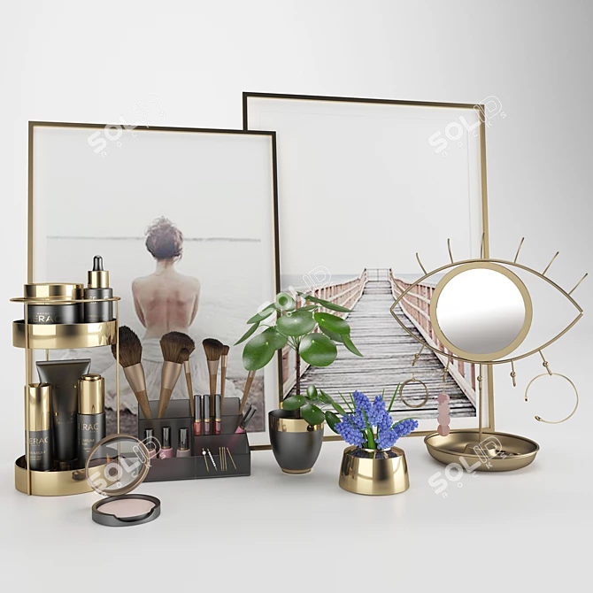 Deluxe Decor Set 3D model image 6