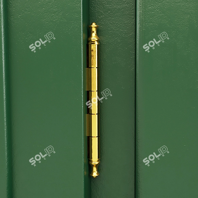 Lush Green Storage Solution 3D model image 5