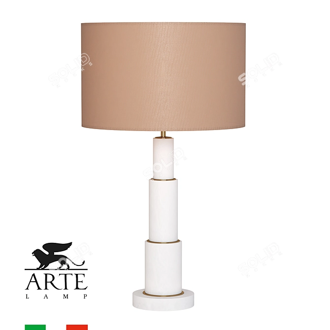 ARTE Lamp A3588LT-1PB OM: Elegant Lighting Solution 3D model image 1