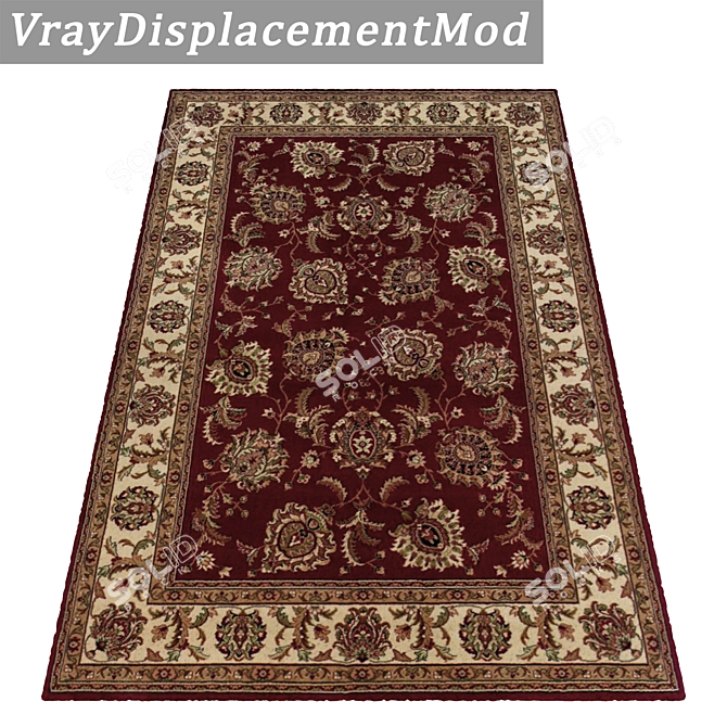 High-Quality Carpet Set: 3 Varieties 3D model image 3