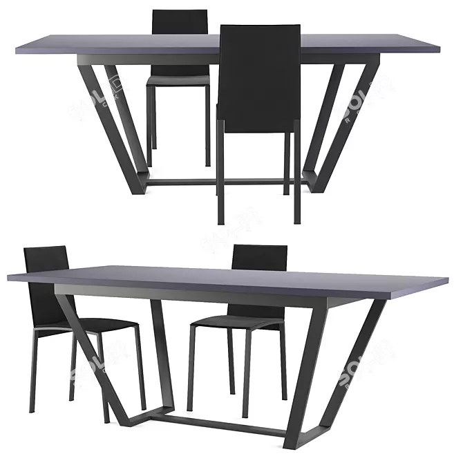 Incline Lube Table 3D model image 1