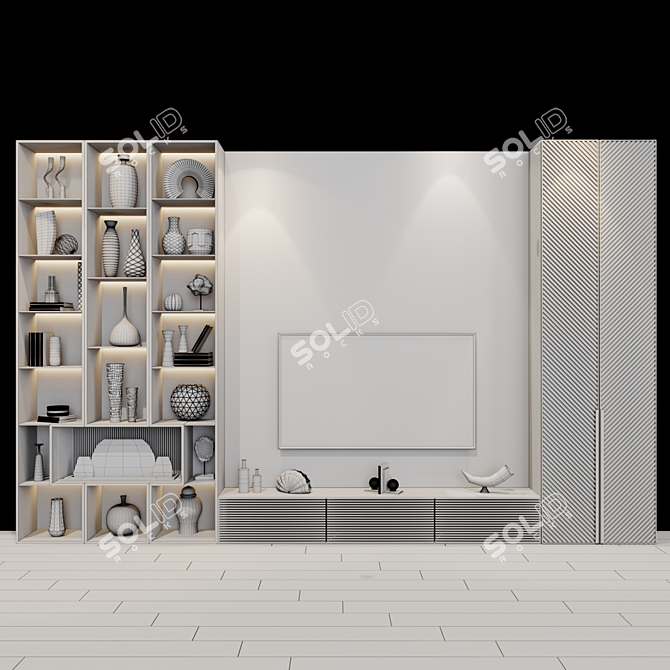 Studia-54 Inspired TV Set 3D model image 5