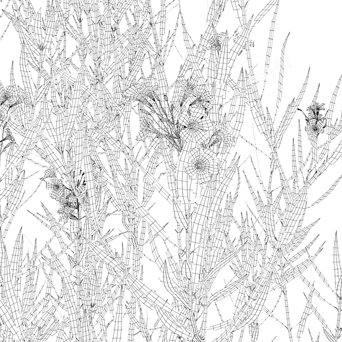 Elegant Oleander Plant: 3D Model 3D model image 4