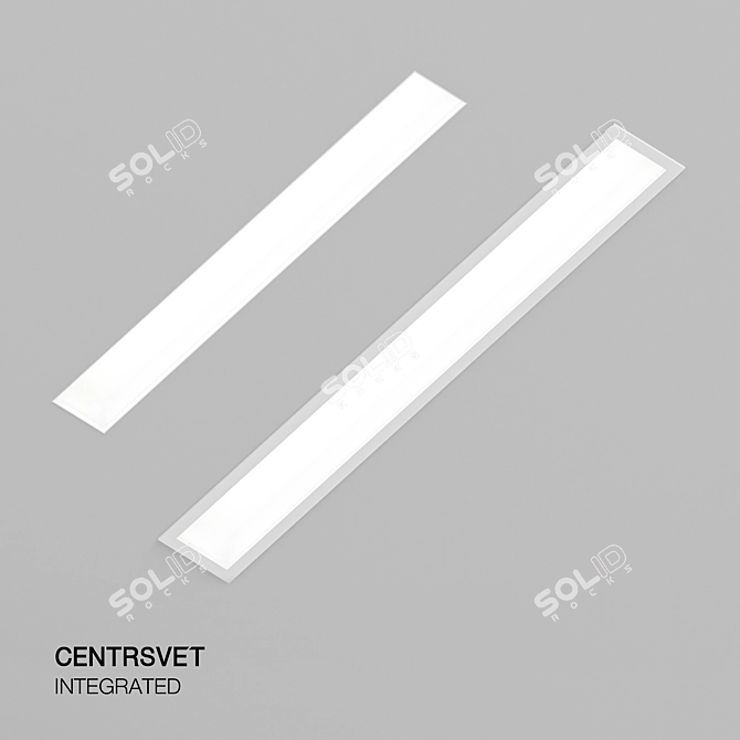 Om 3M Dif Line: Sleek Linear Lighting 3D model image 4