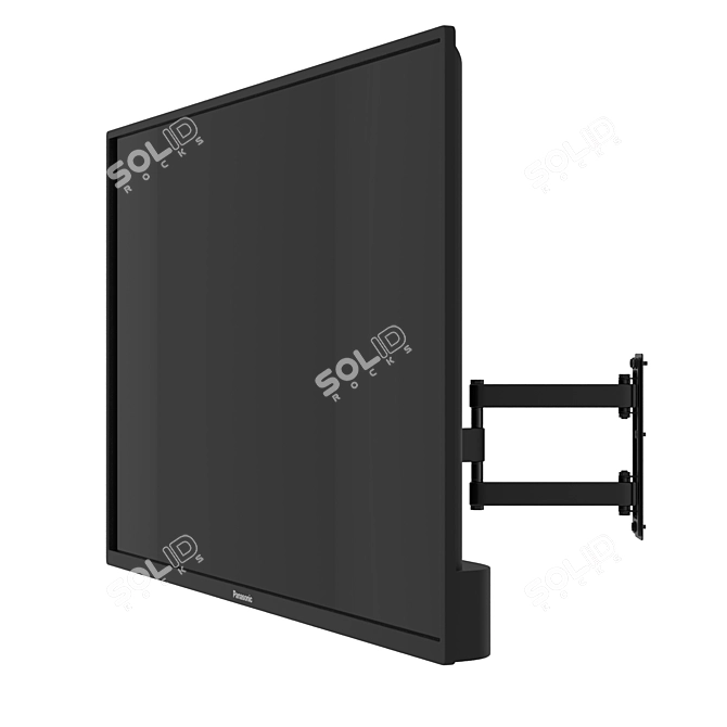 Panasonic TV Bracket - High Quality Wall Mount 3D model image 3