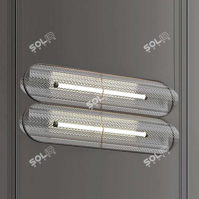 Sleek Modern Pendant: VALE 2013 3D model image 2