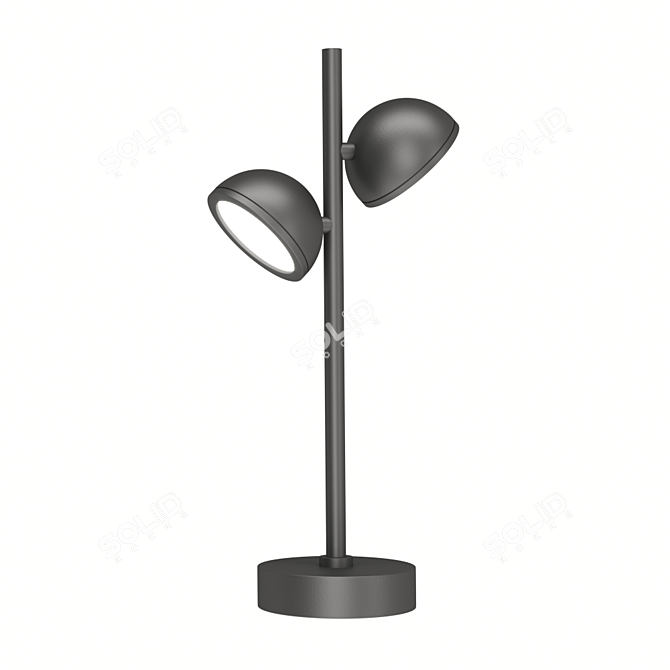 Everest Floor Lamp: Sleek Design, Powerful LED Lights 3D model image 2