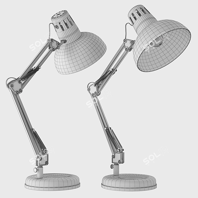 Arte Lamp Luxo: Elegant Table Lamp 3D model image 5