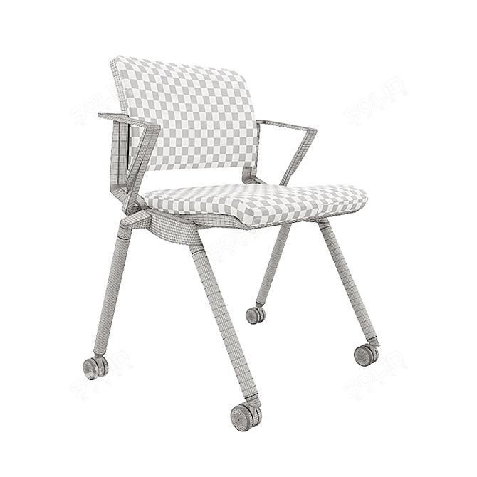 Sleek and Functional OFS Flexxy Chair 3D model image 2